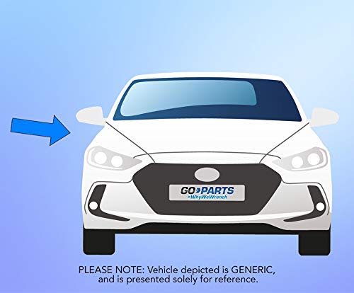 Go-Parts CAPA Certified 1999-2000 Mazda Protege Right Passenger Side Headlight Assembly - OEM Replacement Part MA2503114C for Sedan Models - Perfect for Night Driving & Vehicle Restoration Projects
