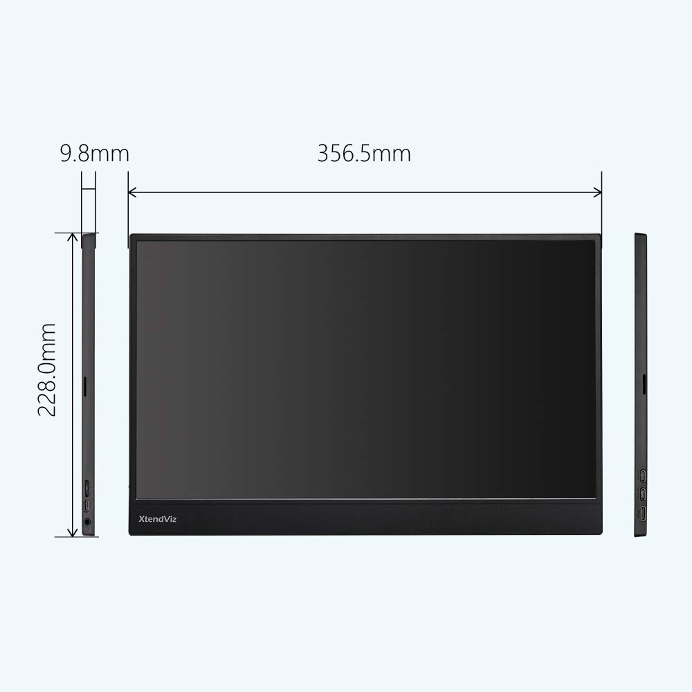PEPPER JOBS 15.6 Inch Portable Monitor - Full HD 1080P IPS Gaming Display with Smart Cover, Built-in Dual Speakers & HDR Support | Ultra-Slim HDMI USB-C External Screen for Laptop, PC, Phone, Mac | Perfect for Work, Travel & Gaming