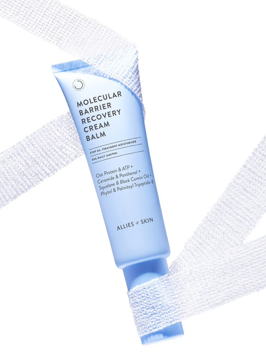 Molecular Barrier Recovery Cream Balm - Intense Hydration & Skin Repair for Dry, Sensitive Skin | Perfect for Nighttime Recovery & Daily Moisturizing