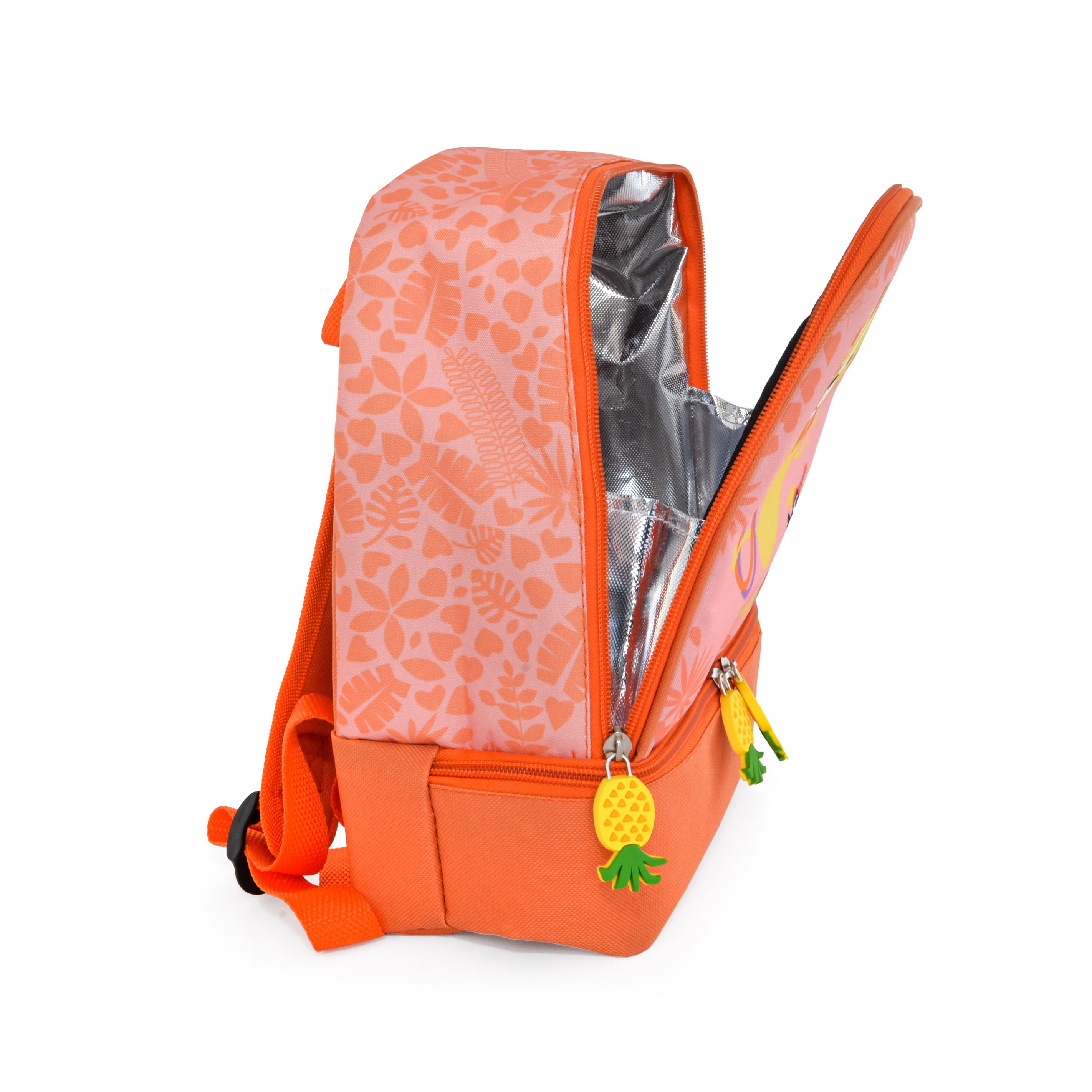 Funny Jungle Apricot 2-in-1 Backpack & Snack Pouch - Perfect for School, Travel, and Outdoor Adventures