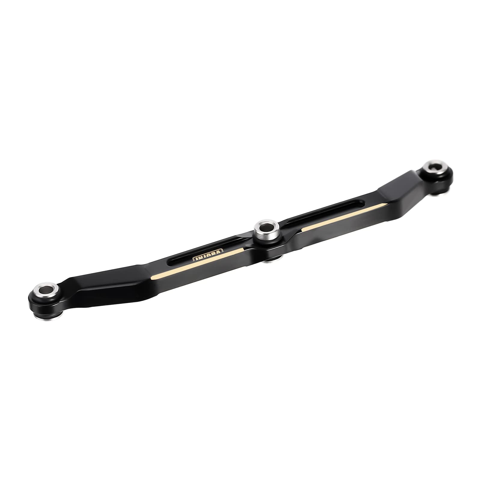 INJORA Black Brass Steering Link for TRX4M Upgrade Parts - 1/18 Scale RC Crawler Car Accessories - High Clearance 12g Weight - Perfect for Off-Road Crawling & Trail Performance