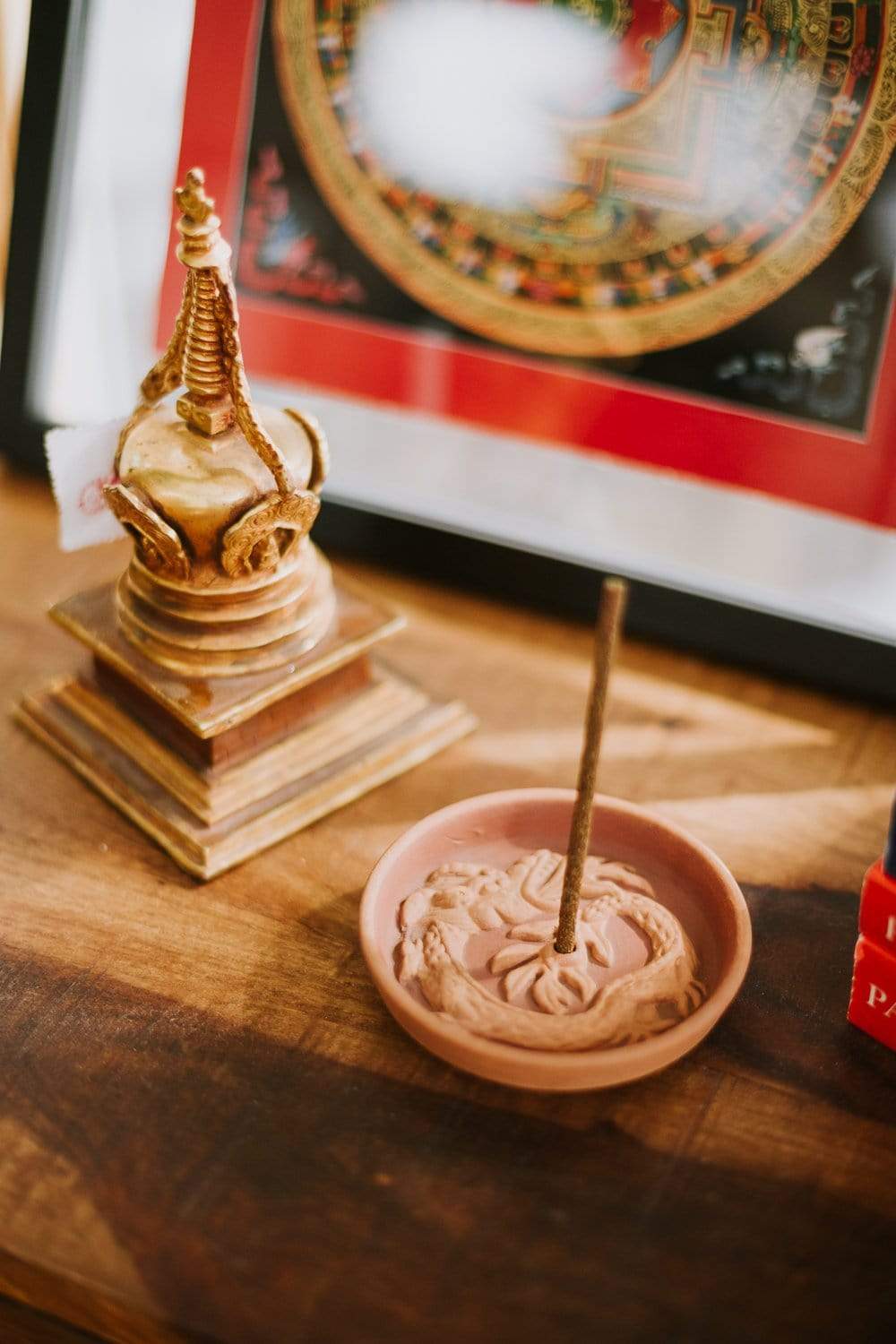 Dragon Incense Burner - Handmade Ceramic Aromatherapy Burner for Home, Meditation & Yoga | Perfect for Relaxation, Feng Shui & Spiritual Decor
