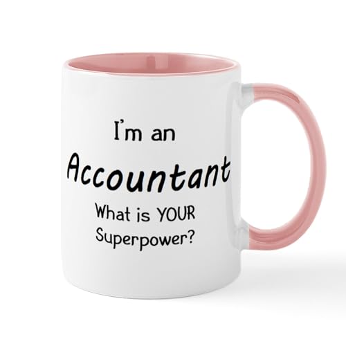 White/Pink Inside - Accountant Mug Mugs