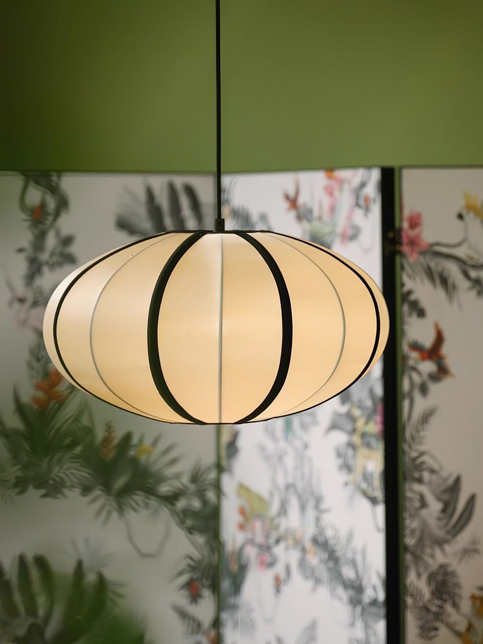 Bombori Pendant Swarovski Crystal Chandelier - Elegant Hanging Light Fixture for Dining Room, Bedroom & Living Room Decor