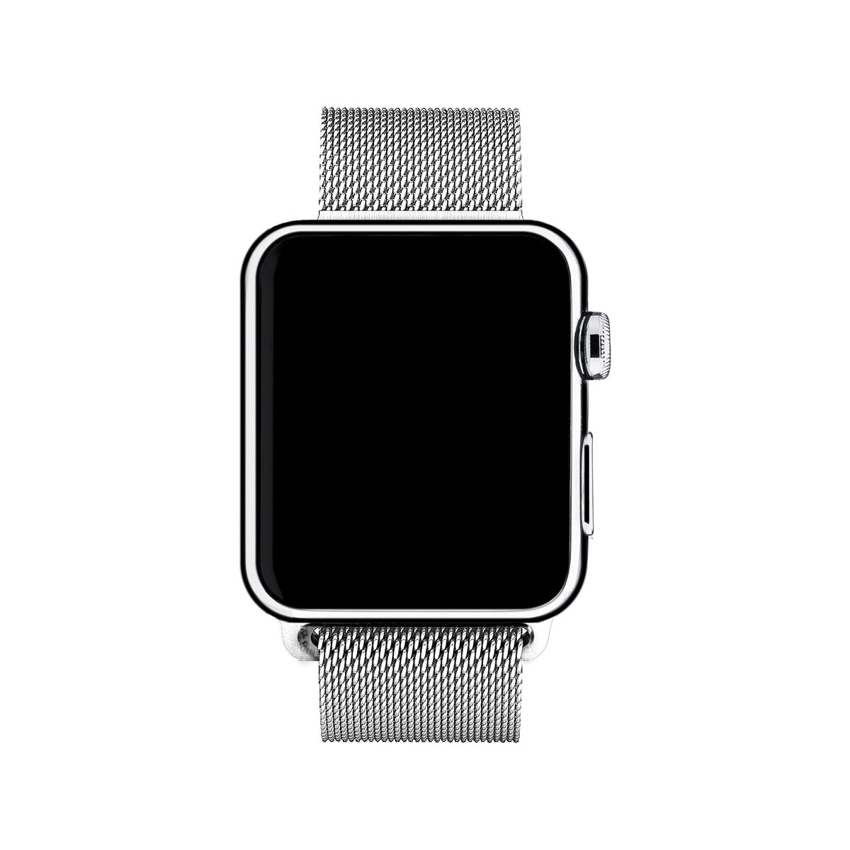 3sixT Stainless Steel Mesh Band for Apple Watch Series 6/7/8/9 & SE (38mm/41mm) - Silver | Adjustable Magnetic Closure | Premium Replacement Strap for Workout, Business & Daily Wear
