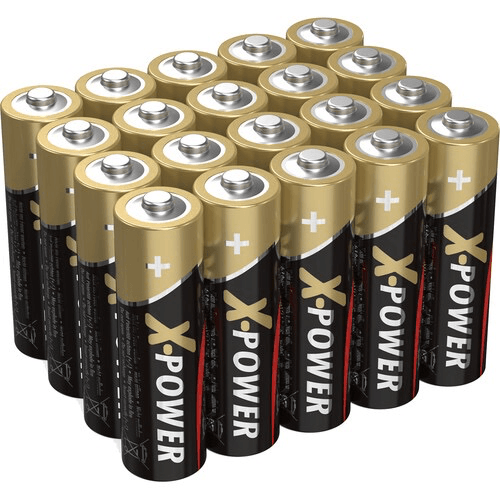 Ansmann X-Power AA Rechargeable Batteries 20-Pack Tray - Long-Lasting Power for Toys, Cameras, and Remote Controls
