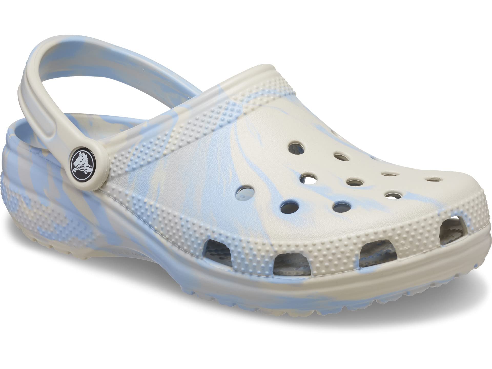 Crocs Unisex Classic Marbled Tie-Dye Clog | Comfortable Slip-On Shoes for Men & Women | Perfect for Beach, Pool, and Casual Wear