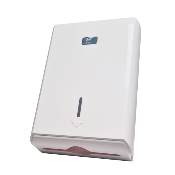 Premium Interleaved Hand Towel Dispenser - White or Black | Hygienic & Durable for Restrooms, Kitchens, and Commercial Use