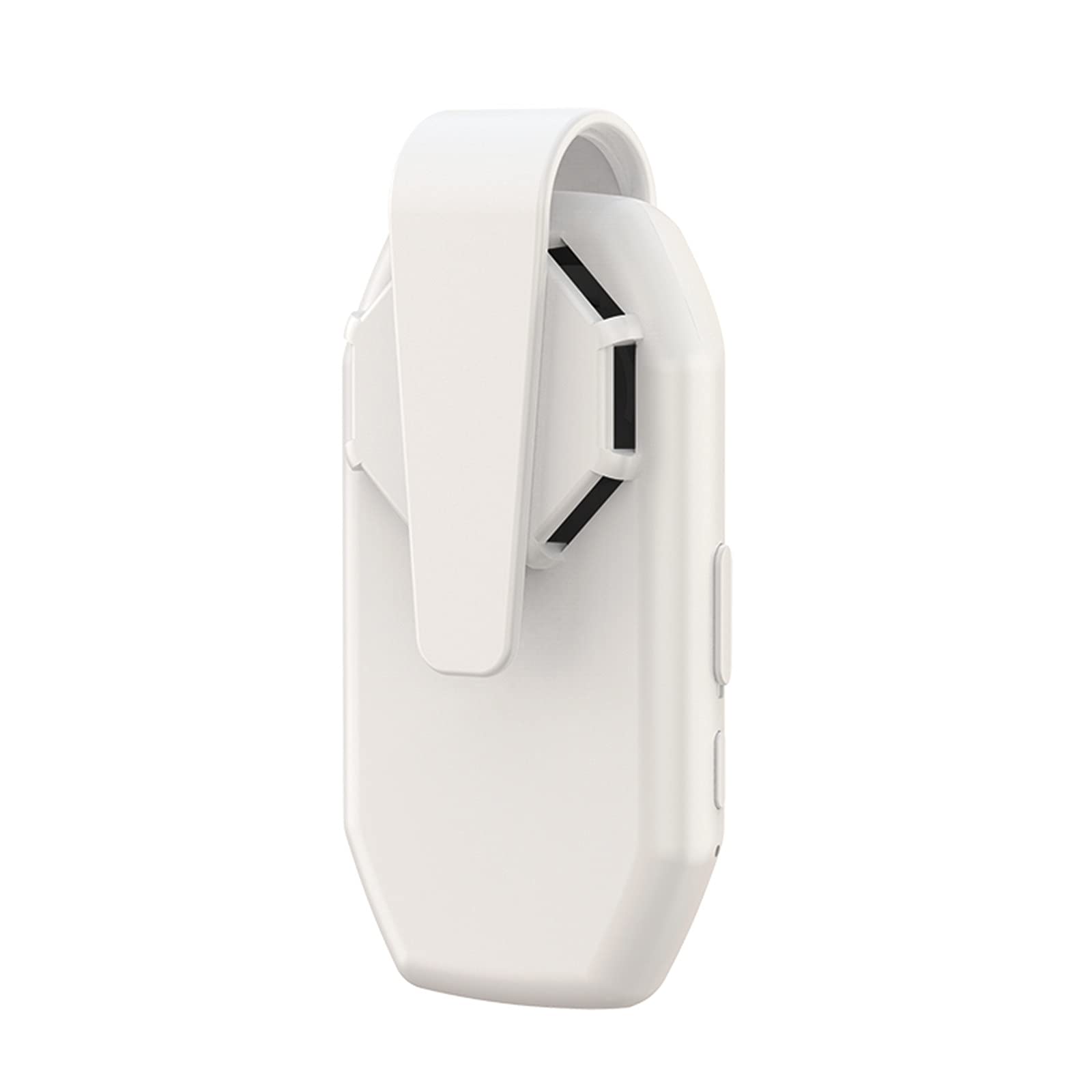 Leewos Mini Wearable USB Rechargeable Clip Fan - Portable Personal Cooling Fan for Face, Breathable & Reusable, White - Perfect for Office, Travel, Outdoor Activities & Hot Weather Relief