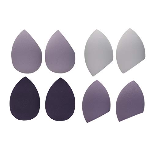 8 Pack Makeup Sponge Blenders - Egg Shaped Foundation Blending Sponges for Liquid, Cream & Powder - Soft Beauty Sponge Set for Flawless Makeup Application - Perfect for Daily Use, Travel & Professional Makeup Artists