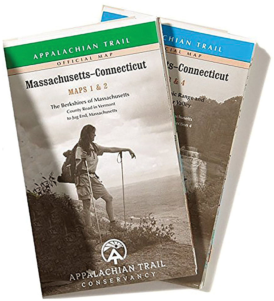 Appalachian Trail Map & Guide Set 3: Massachusetts & Connecticut Hiking Guide by Appalachian Trail Conservancy - Perfect for Backpacking, Camping and Outdoor Adventures