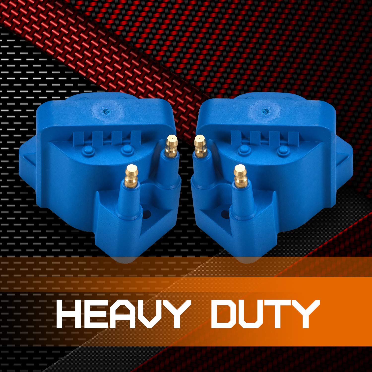 3-Pack Blue Ignition Coil Set Compatible with Buick Cadillac Chevrolet Oldsmobile Pontiac 3.8L V6 - Replacement for C849 5C1058 DR39 C1647 - Fits Allure LeSabre Camaro Impala 88 98 Bonneville Malibu - Perfect for Engine Performance & DIY Auto Repair