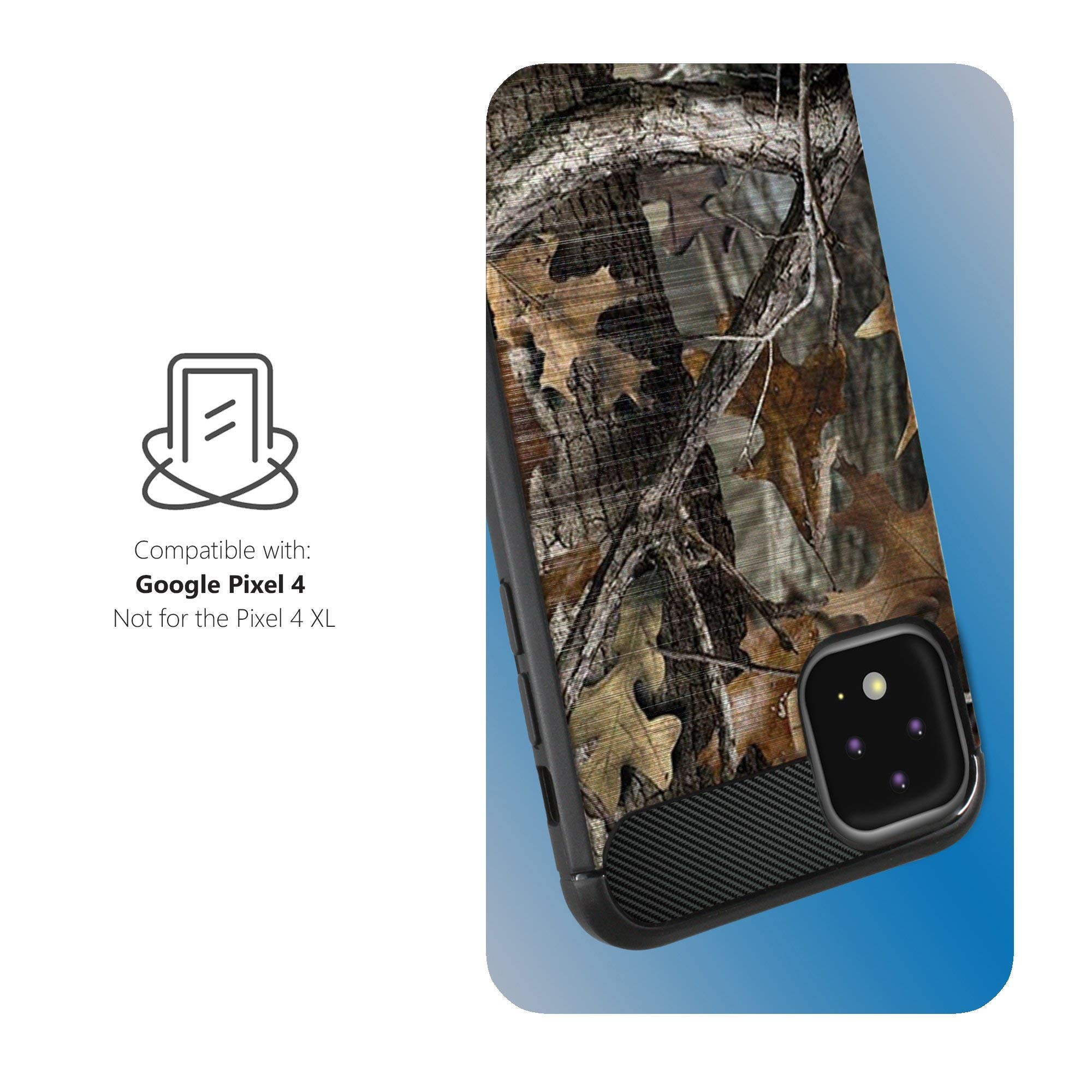 Google Pixel 4 Case - Camo Design Slim Matte Cover for Outdoor & Travel