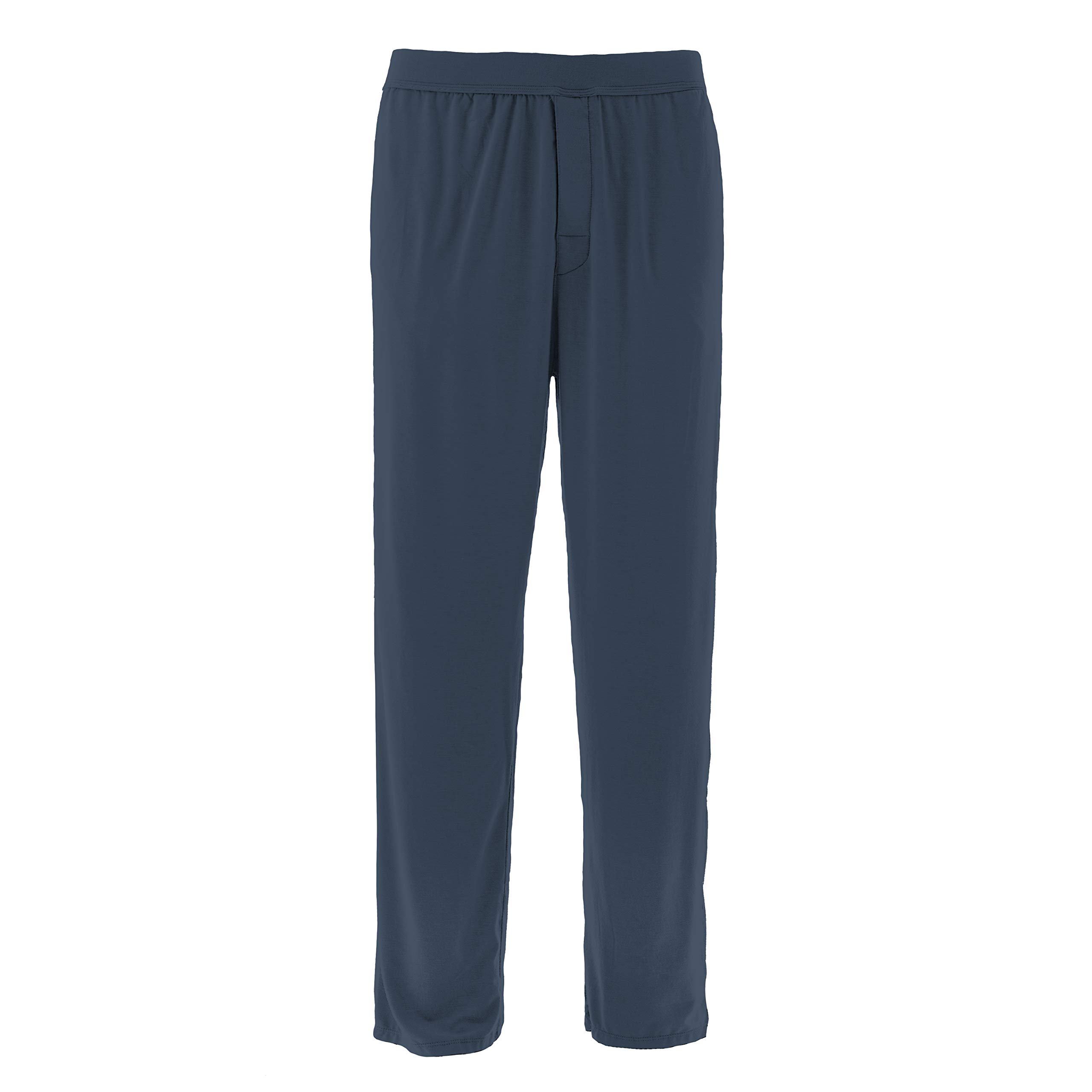 KICKEE Men's Solid Color Pajama Pants - Ultra Soft Sleepwear & Lounge Pants for Men - Comfortable Home Wear for Relaxing, Sleeping & Lounging