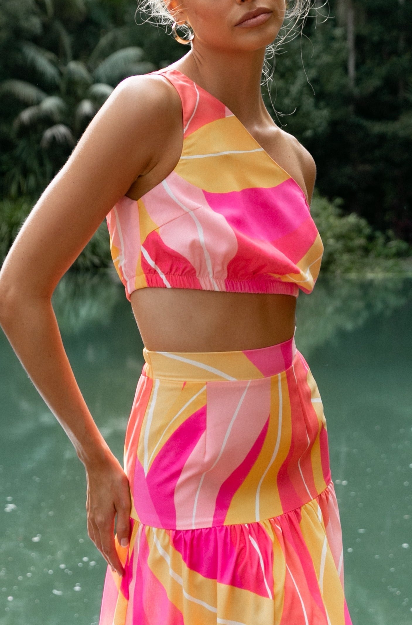 Courtney Crop Top - Trendy Women's Fashion Tops for Summer, Casual Outfits & Streetwear | Perfect for Beach, Parties & Daily Wear