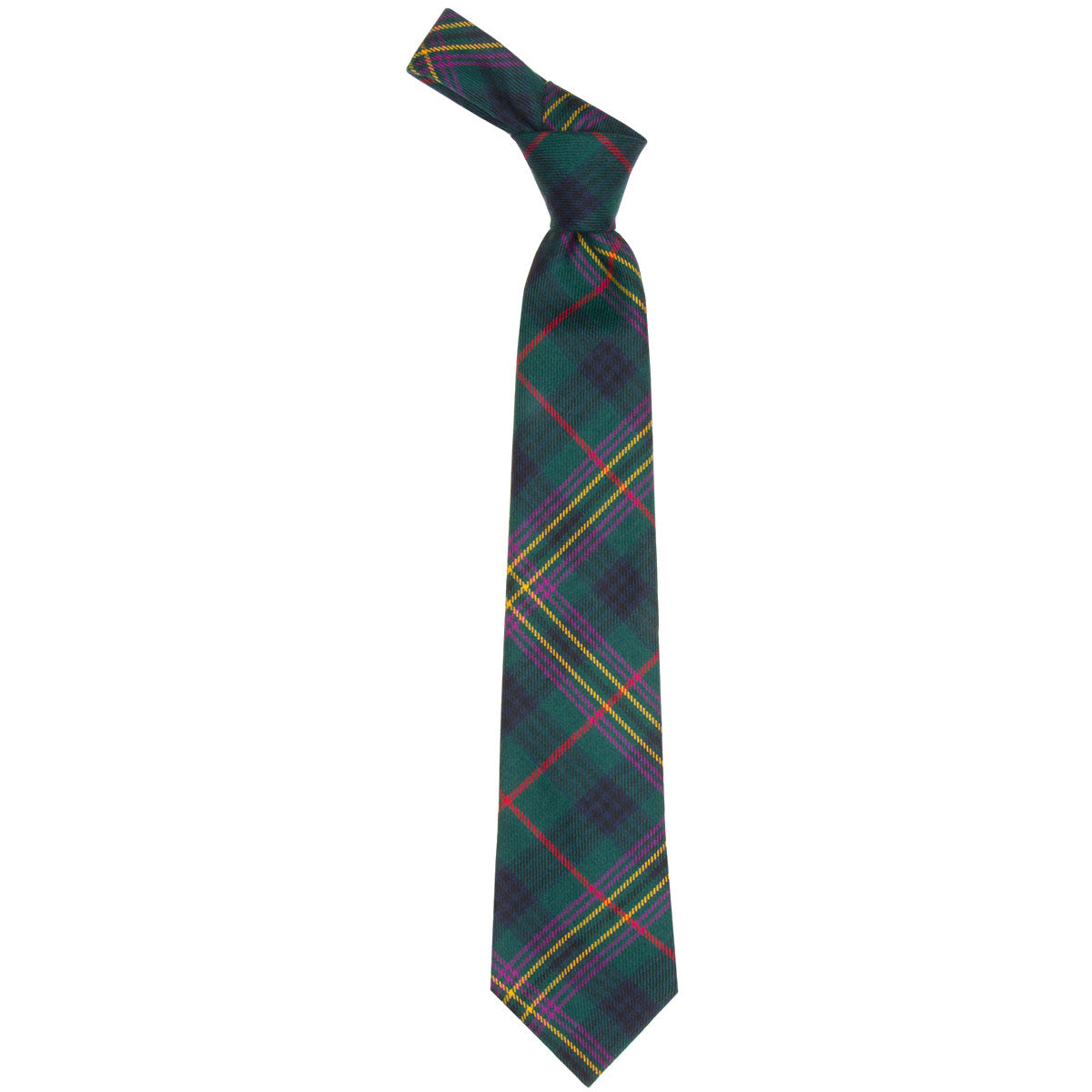 Kennedy Modern Tartan Tie for Men - Classic Plaid Necktie for Business, Weddings & Formal Events - Premium Silk Fashion Accessory