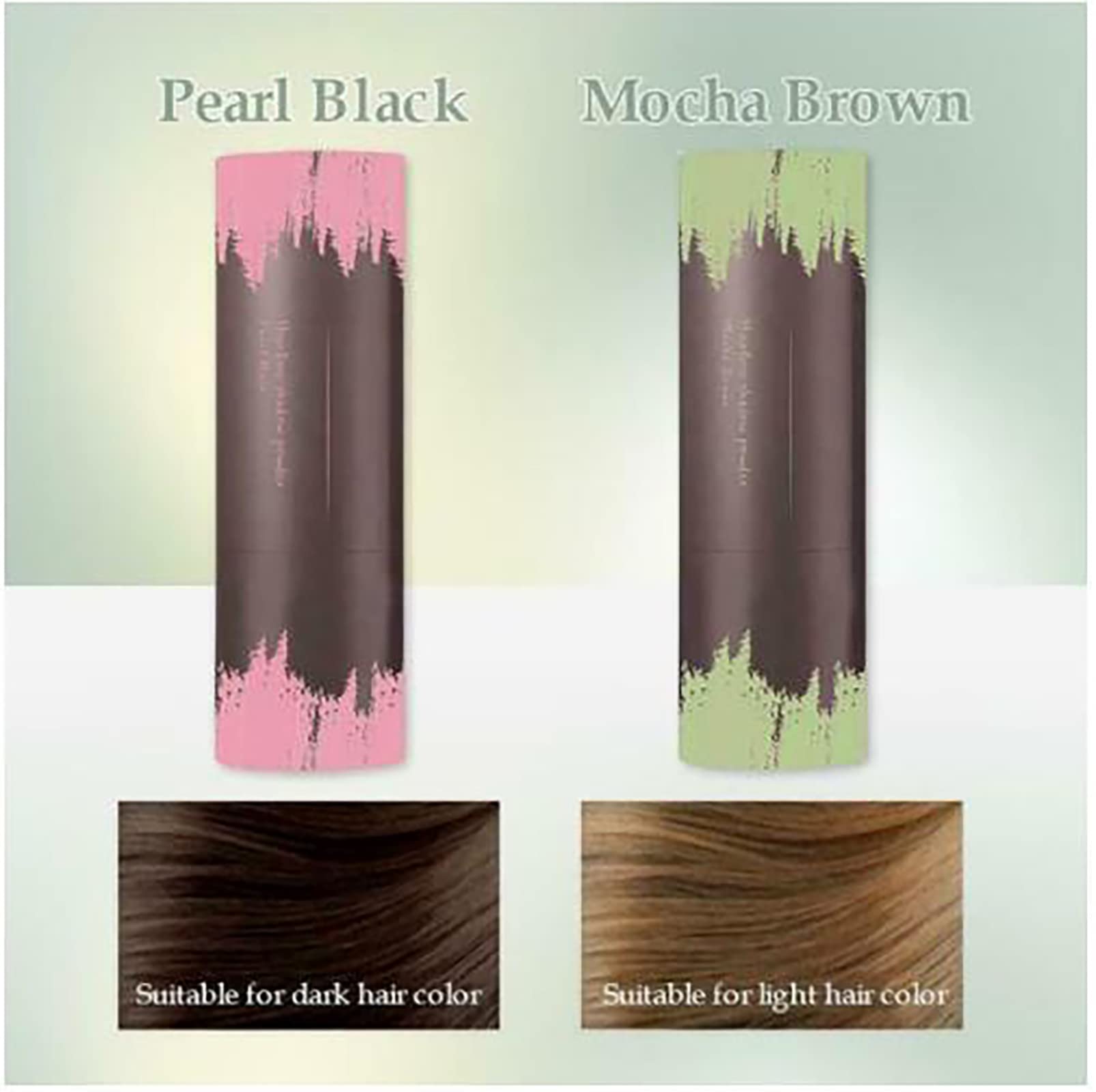 Natural Shade Hairline Powder - Instant Hair Root Touch Up for Gray Coverage & Thinning Hair (Pearl Black) | Perfect for Daily Use, Travel & Quick Hairline Enhancement