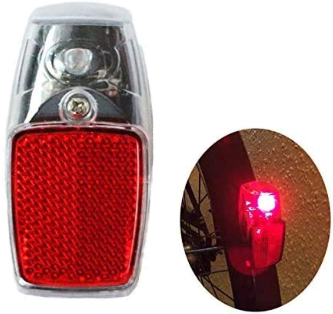 Qin Bicycle LED Taillights - Waterproof Retro Fender Mount Bike Rear Light with Multiple Modes for Night Cycling Safety | Perfect for Urban Commuting, Road Bikes & Vintage Bicycles