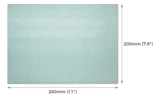 12-Piece Sublimation Blanks Rectangle Tempered Glass Cutting Boards 15.4