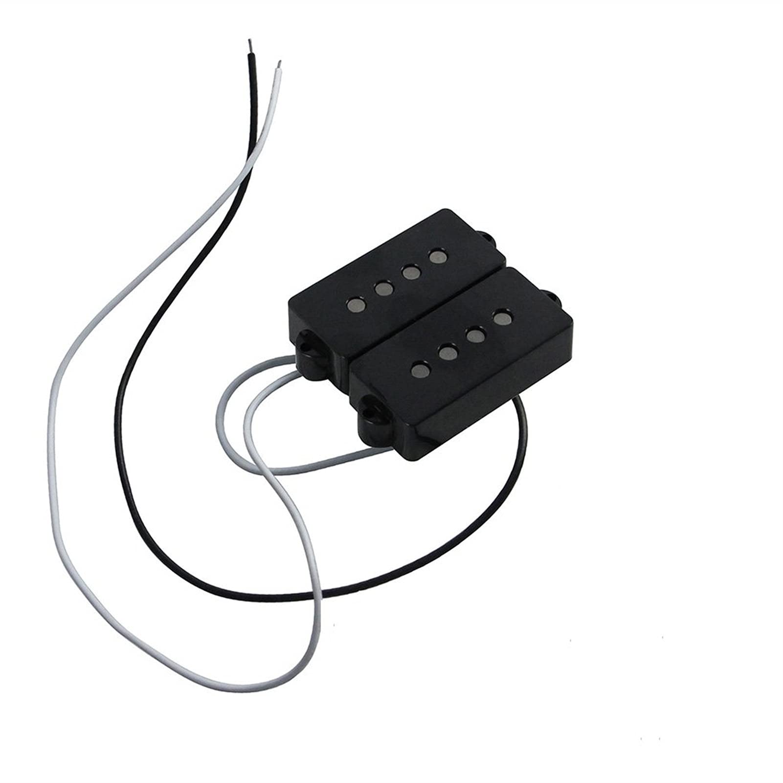 Alnico 5 Open Humbucker Pickup Set - PB Bass Neck & JB Bass Bridge Pickups for 4-String Bass Guitar | Professional Sound Upgrade for Live Performances & Studio Recording