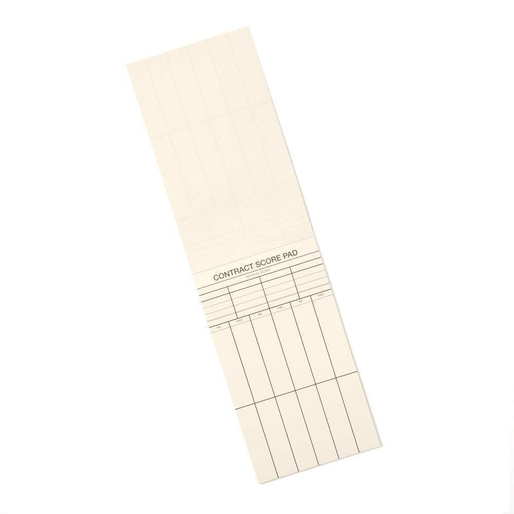 Caspari Le Jardin De Mysore Bridge Score Pad - Premium Quality Bridge Game Scorekeeping Pad for Card Players | Perfect for Home Games, Tournaments & Social Gatherings