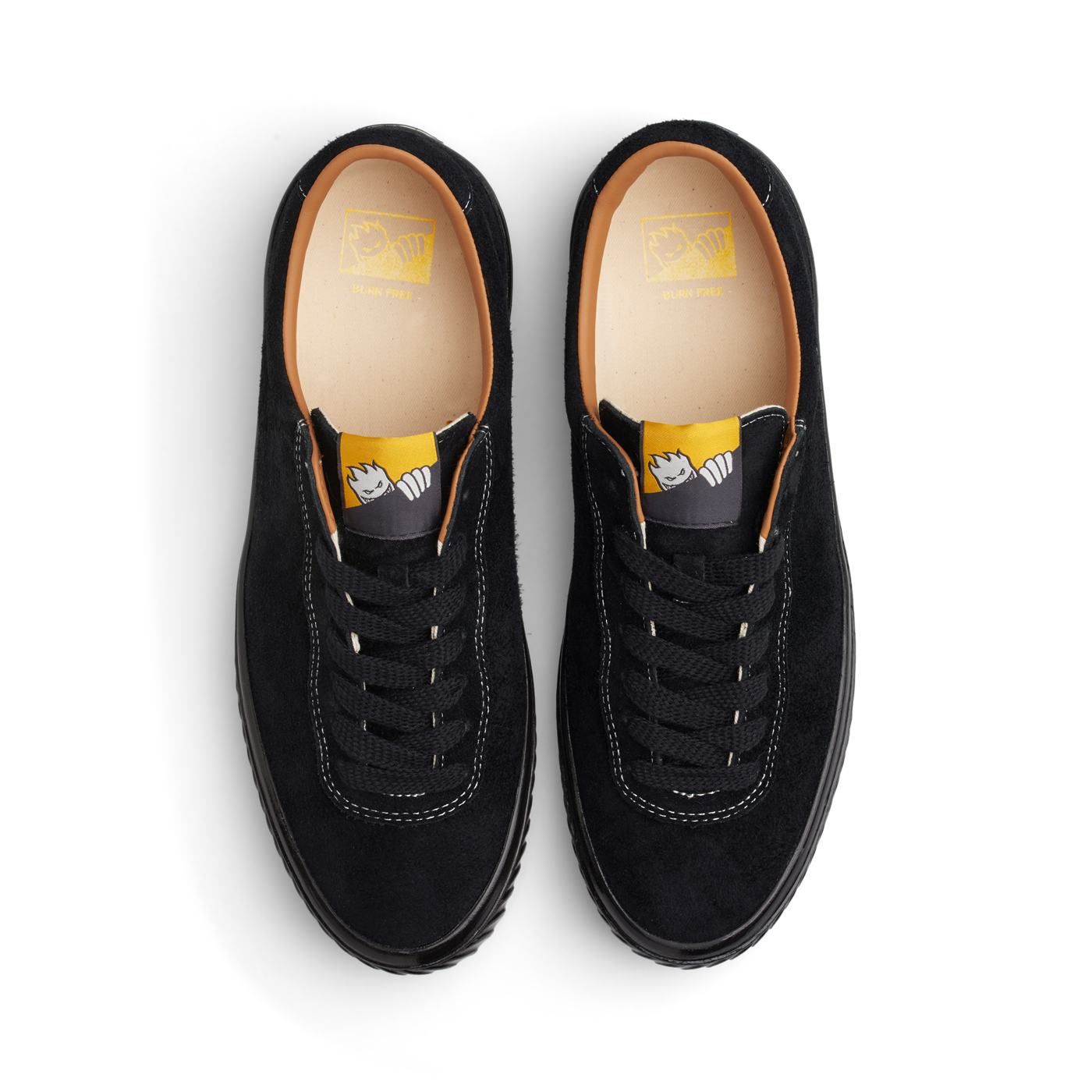 Last Resort AB VM001 Suede Spitefire Lo Sneakers - Black/Black | Men's Streetwear Skate Shoes for Casual Wear & Urban Fashion