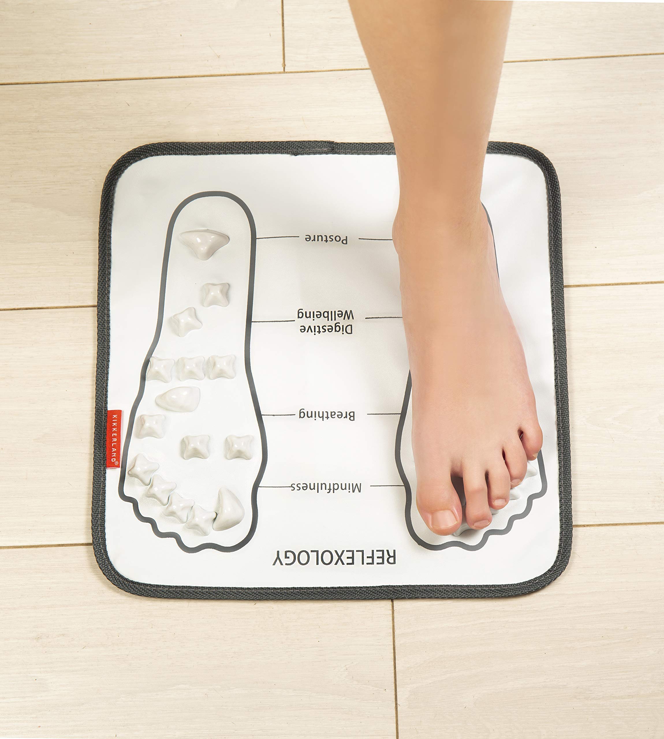 Kikkerland Acupressure Foot Massager Mat for Pain Relief & Relaxation - Perfect for Home, Office & Spa Use