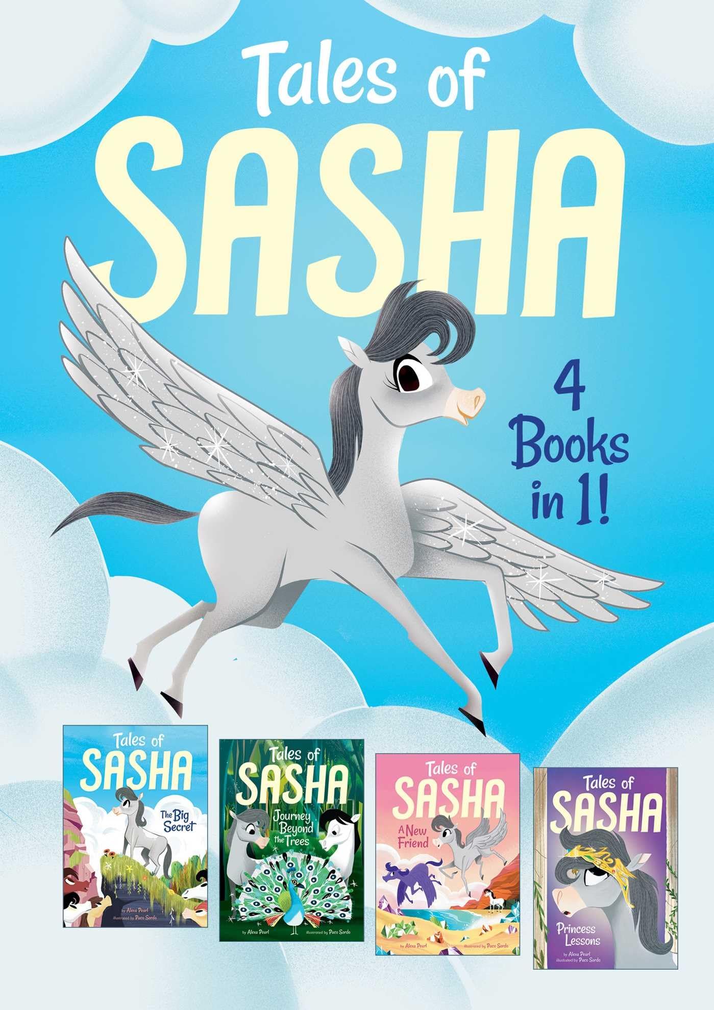 Tales of Sasha 4-in-1 Book Set for Kids' Bedtime Reading