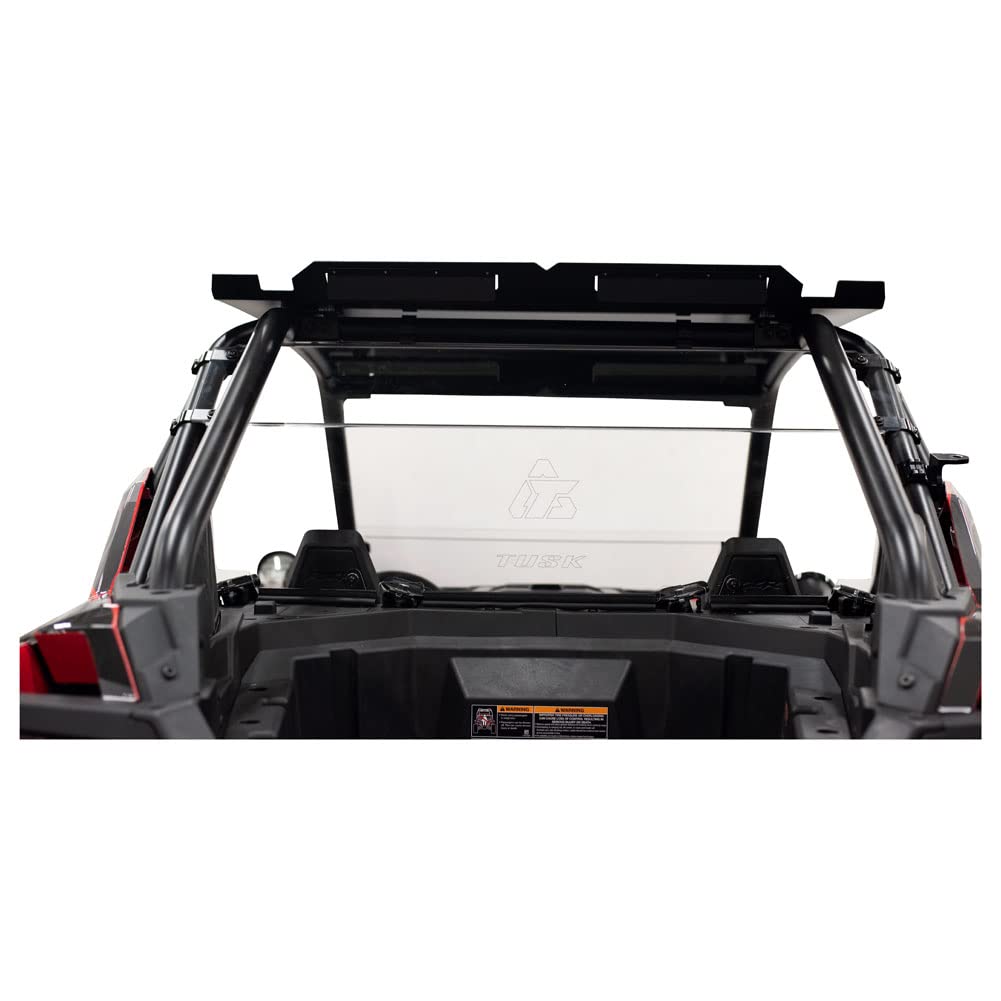 Tusk UTV Polycarbonate Rear Window Clear - Scratch Resistant Windshield Compatible with Polaris RZR Pro XP 2020-2025 - Perfect for Off-Roading & Trail Riding Protection