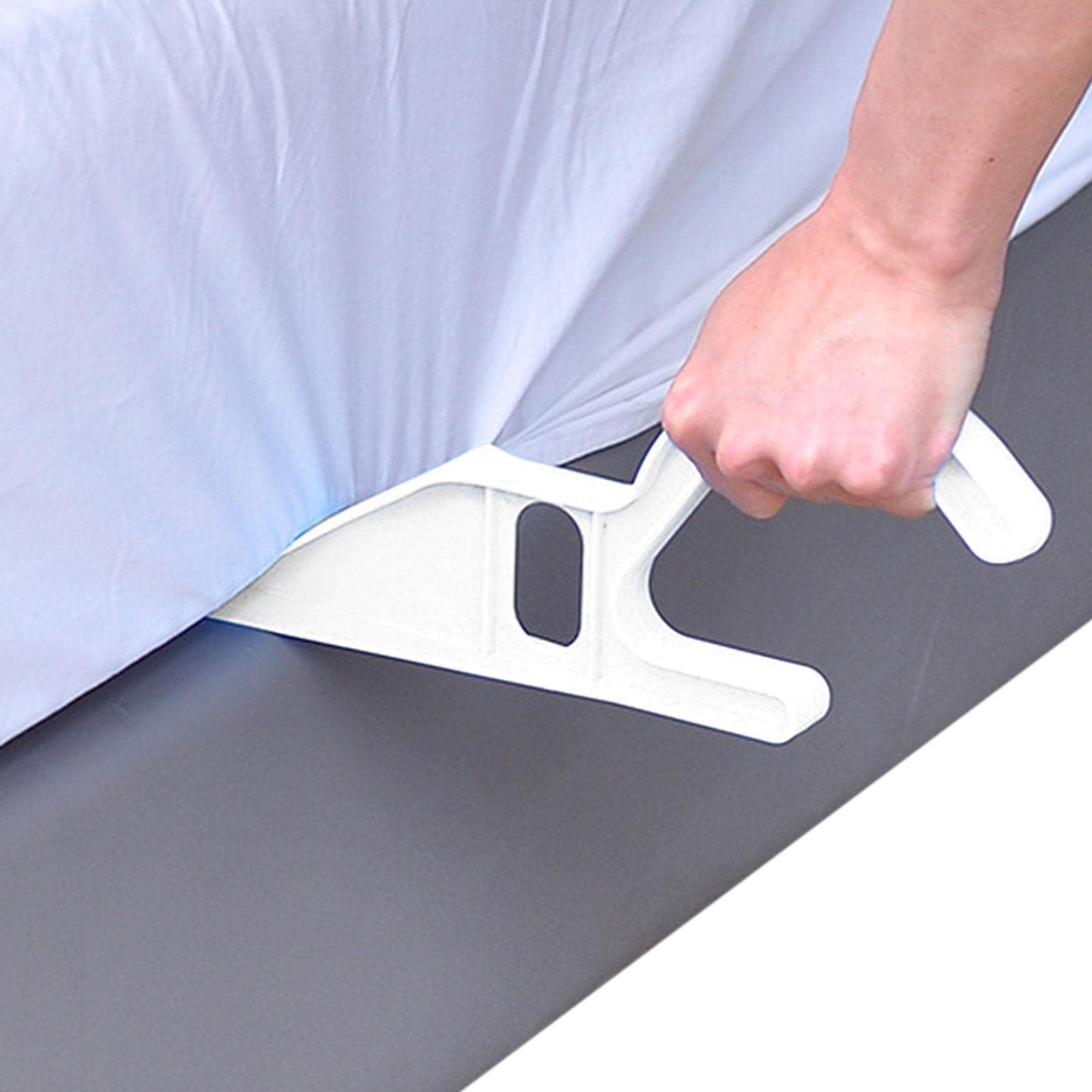 **Pomurom Mattress Lifter - 2 Pack Ergonomic Bed Making & Lifting Tool for Easy Sheet Changes, Mattress Wedge Elevator, Back Pain Relief - Perfect for Hotels, Home Use & Elderly Care**