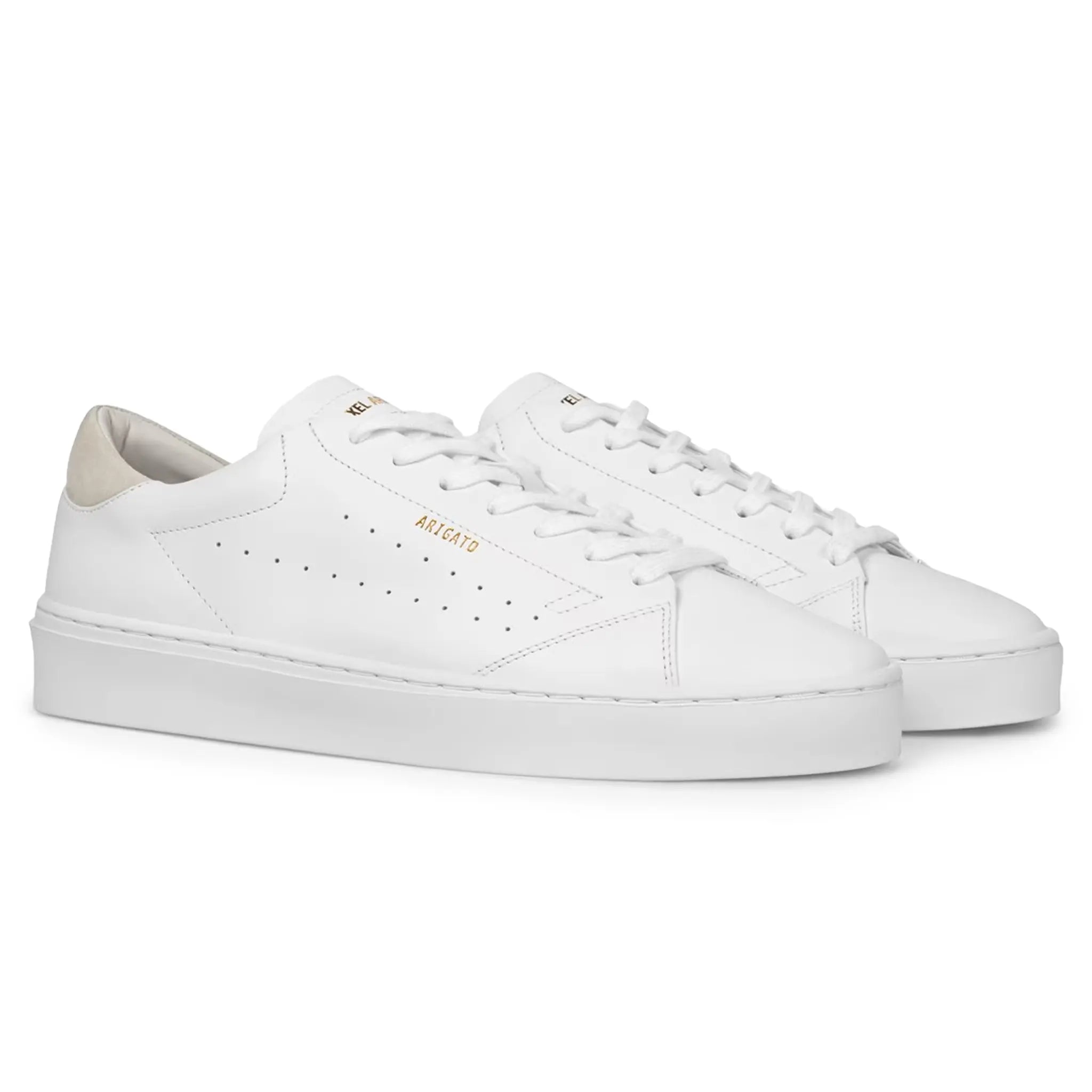 Axel Arigato Court White Taupe Women's Sneakers - Casual Comfortable Walking Shoes for Everyday Wear, Gym & Street Style Fashion