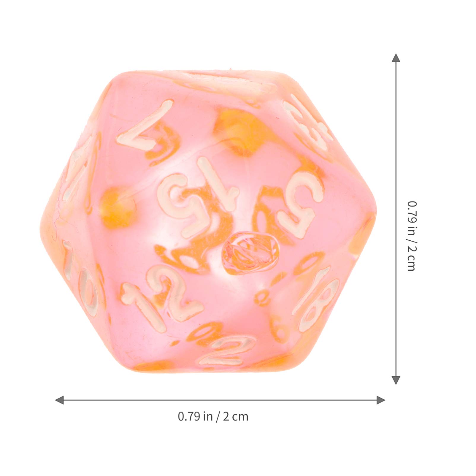 TOYANDONA 10-Piece Resin Dice Molds Set - 20-Sided D&D Game Dice, Educational Puzzle Toys & DIY Craft Supplies for Tabletop RPG, Board Games, and STEM Learning Activities