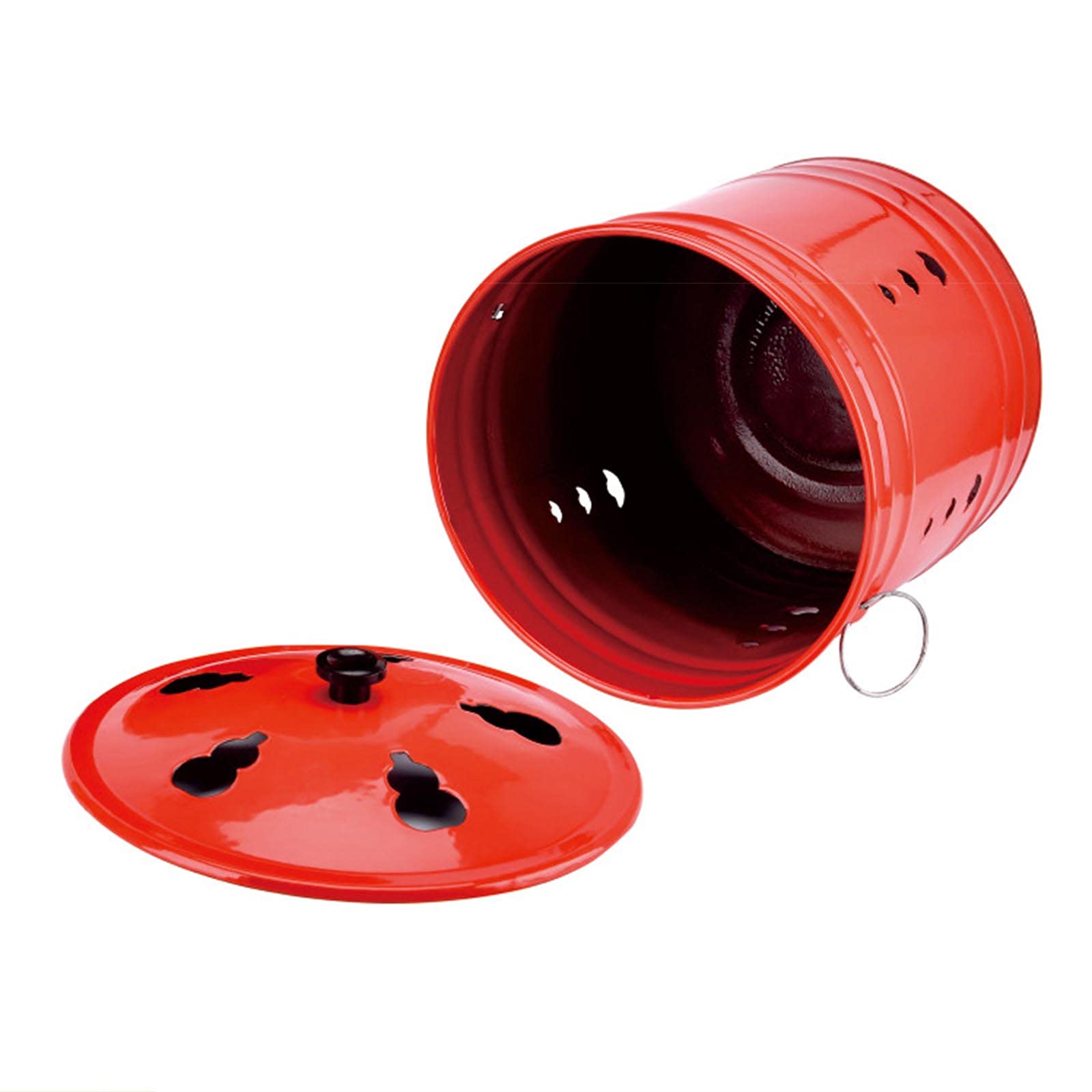 HELOU Portable Garden Incinerator - Small & Large Fire Cage (45*45cm) for Burning Leaves, Waste Paper & Yard Waste | Outdoor Fire Pit for Backyard, Camping & Farm Use