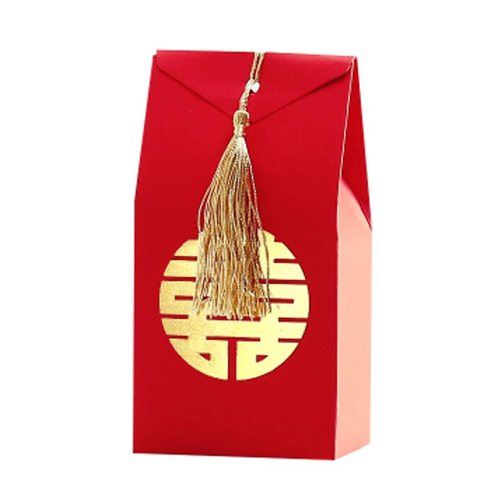 40 Pcs Chinese Style Wedding Candy Boxes - Decorative Gift Favor Boxes for Chocolate, Party Favors, Bridal Shower & Birthday Celebrations