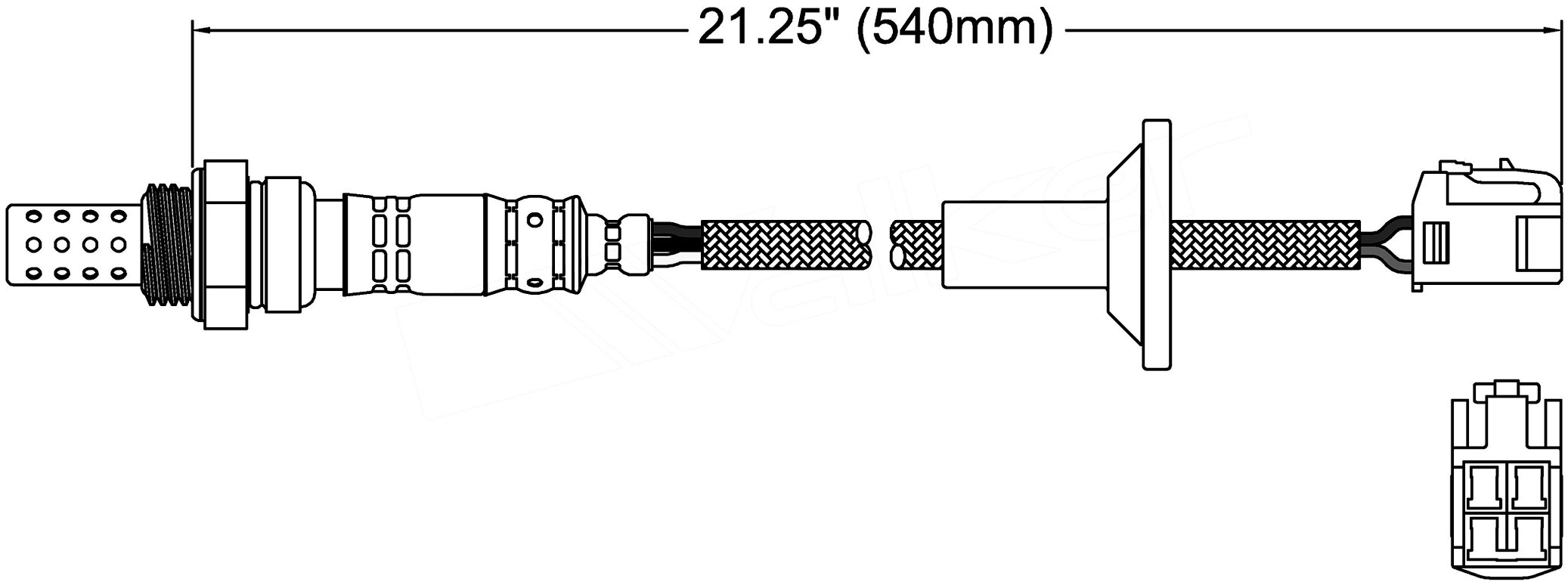 ACDelco Gold 213-2894 Heated Oxygen Sensor - High Performance O2 Sensor for GM, Chevy, Buick, Cadillac - Improves Fuel Efficiency & Engine Performance - Perfect for Highway Driving & Daily Commutes