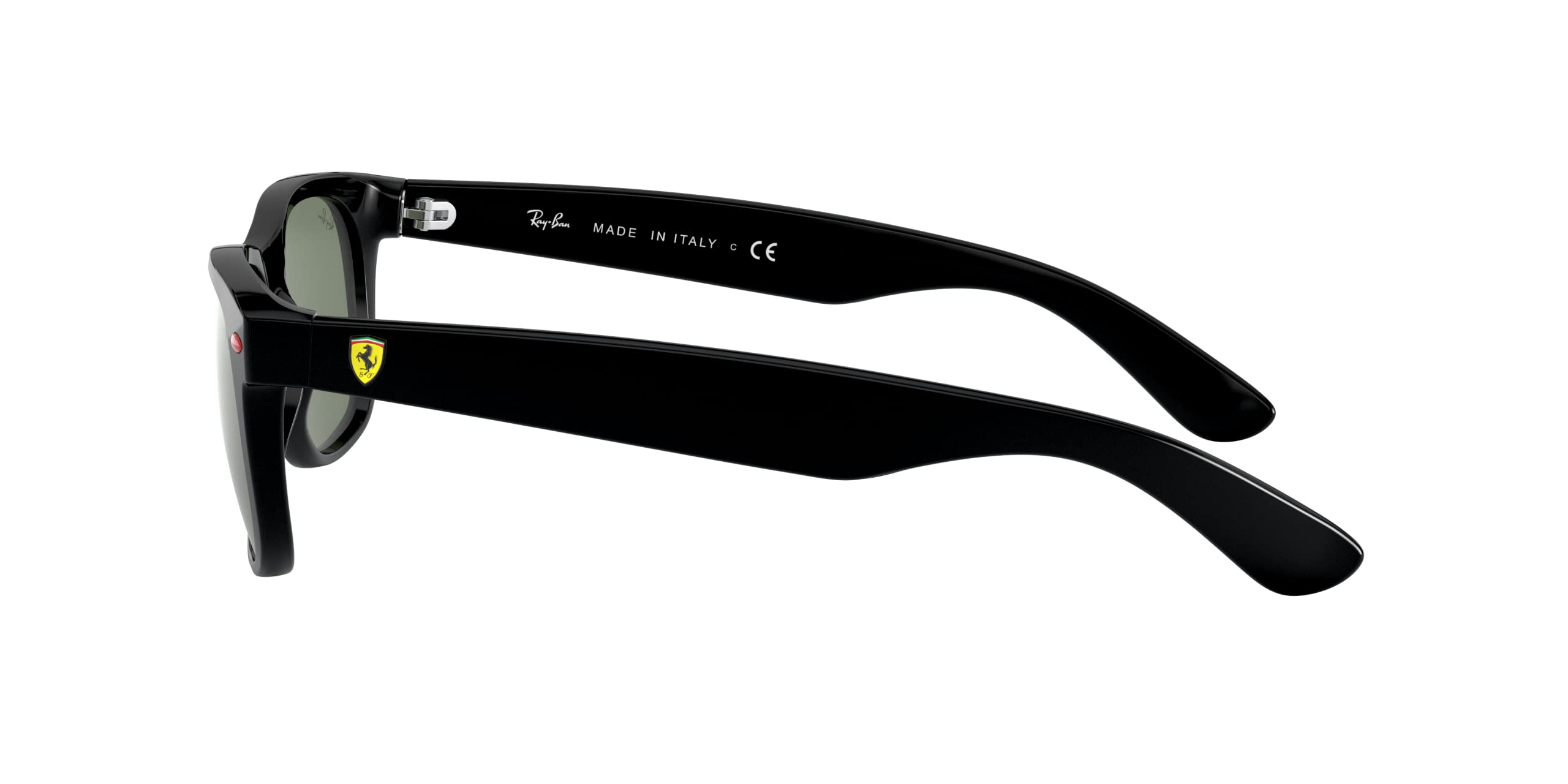 Ray-Ban RB2132M Scuderia Ferrari Square Sunglasses - Polarized UV Protection for Driving, Racing & Outdoor Sports