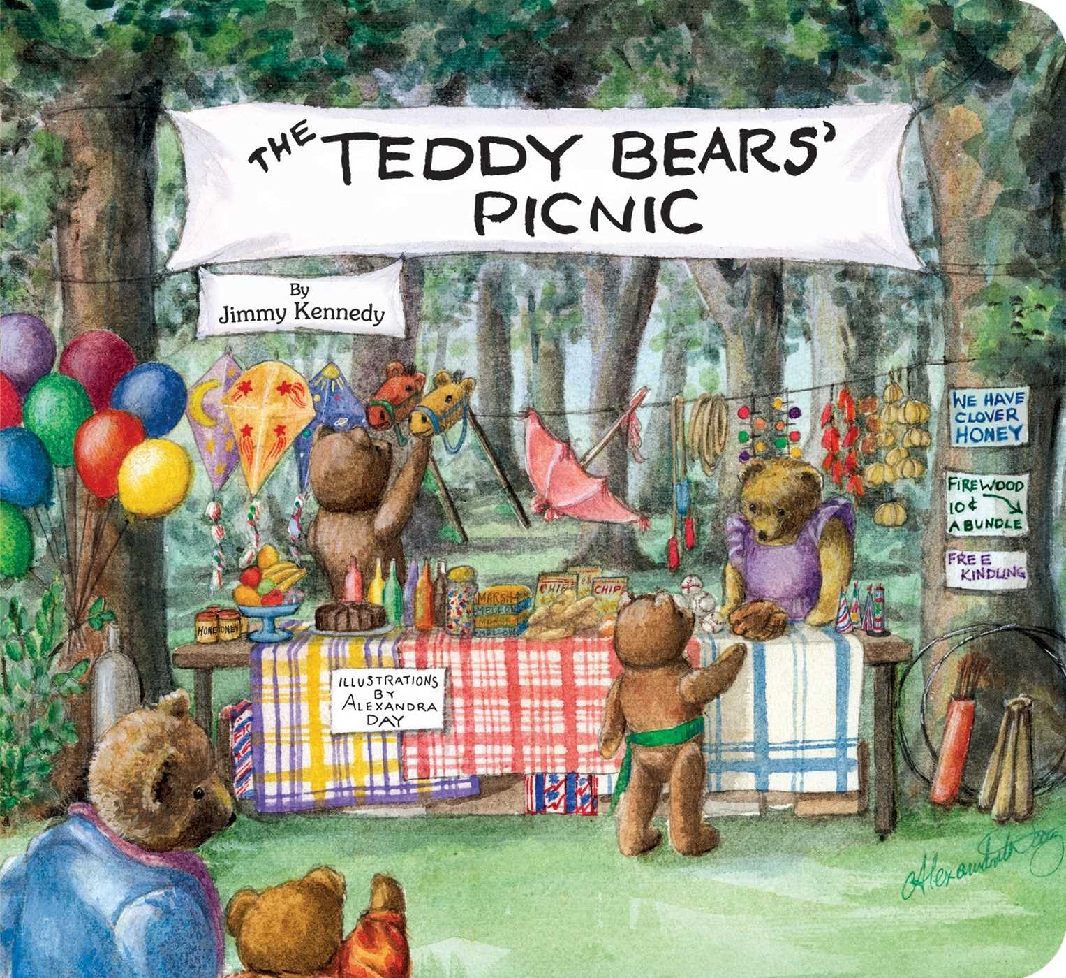 The Teddy Bears' Picnic Classic Board Book - Durable Children's Storybook for Bedtime Reading & Early Learning | Perfect Gift for Toddlers
