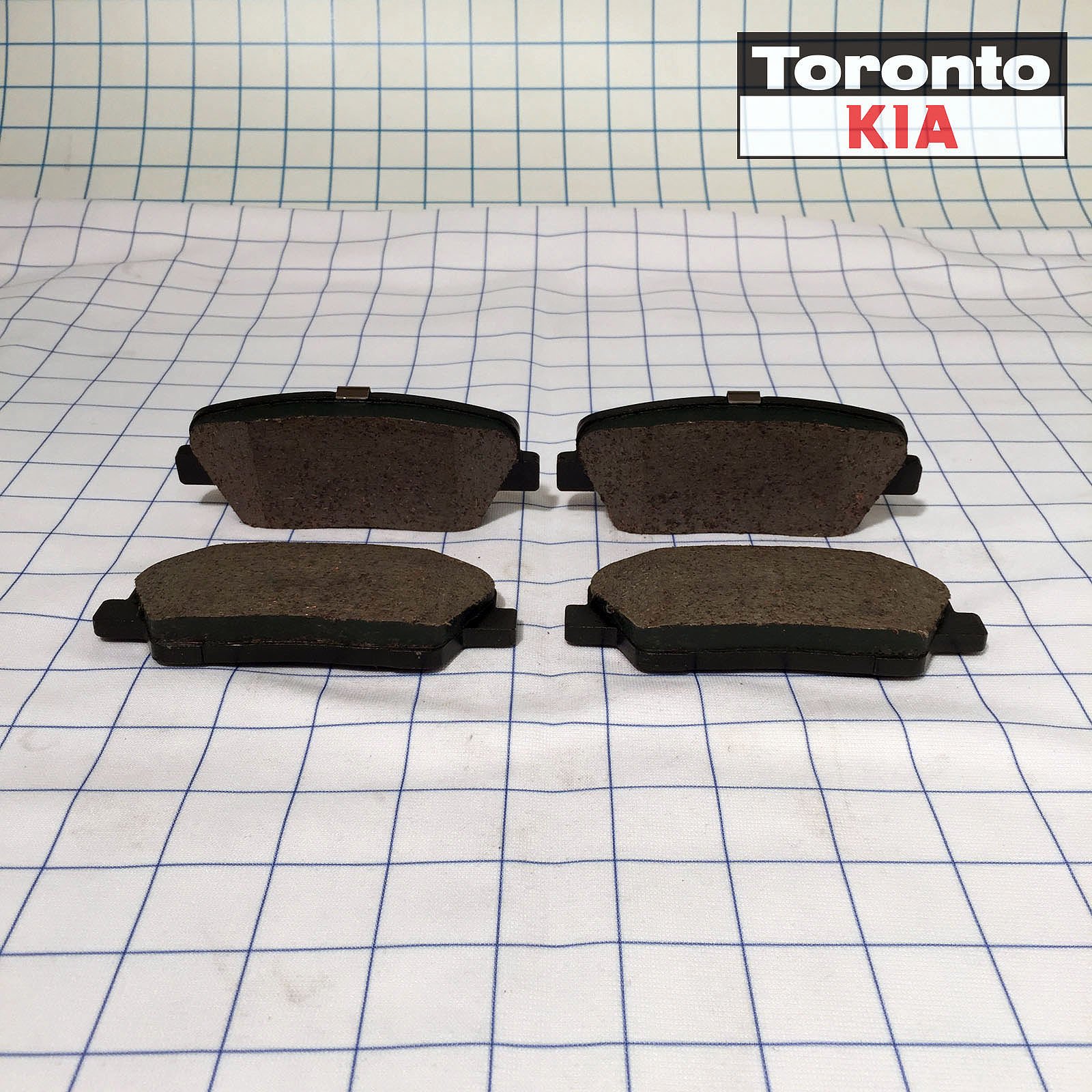 Genuine Kia 58302-1MA40 Brake Pad Kit - Front & Rear Brake Pads Replacement for Kia Vehicles - Perfect for Daily Commuting & Highway Driving