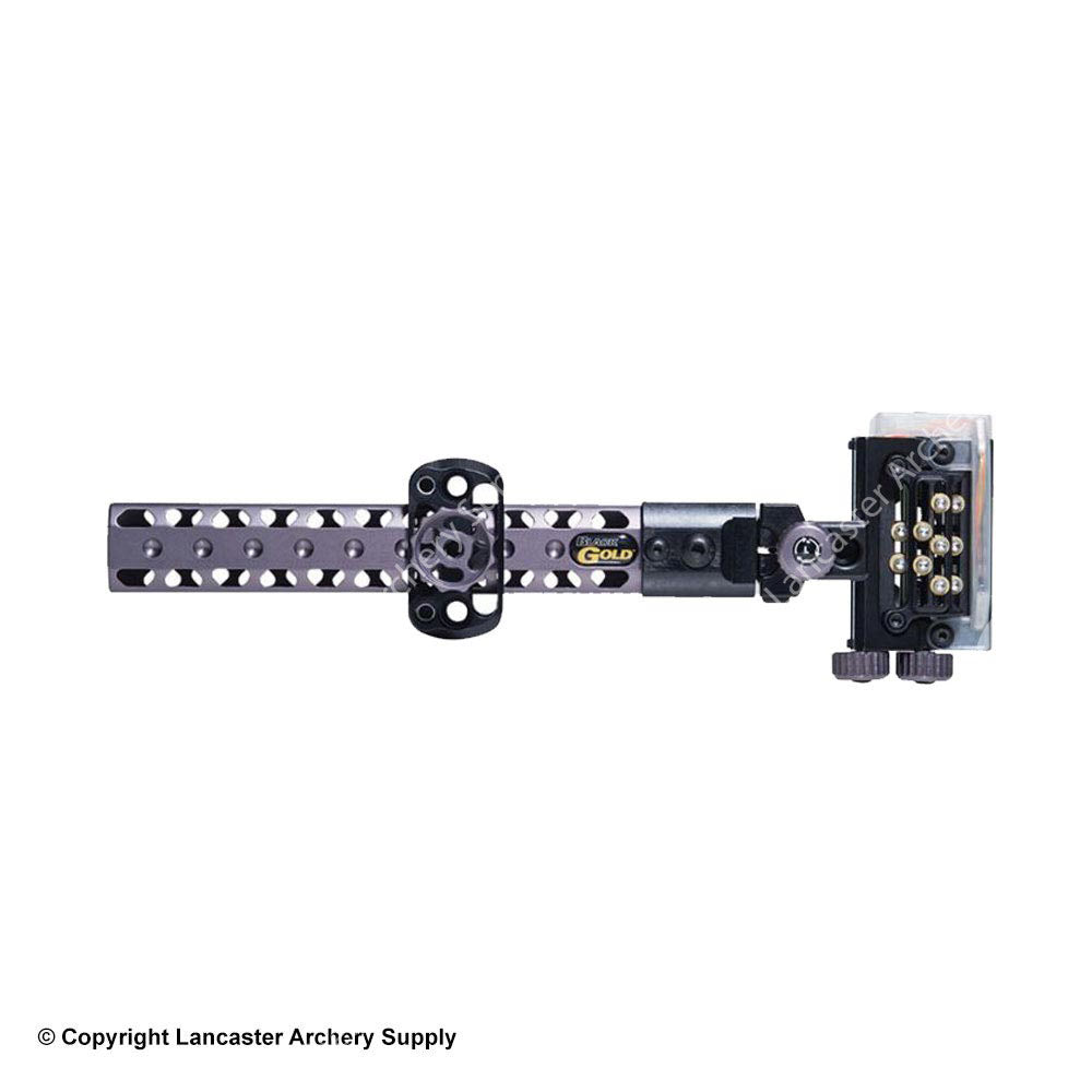 Black Gold Pro FX Wing Truss Dovetail Bow Sight - 5 Pin .019 Fiber Optic Sight for Archery & Hunting - Perfect for Target Practice and Outdoor Adventures