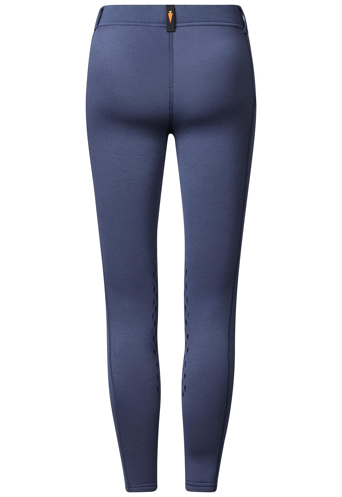 Kerrits Kids Power Stretch Fleece Winter Horse Riding Tights - Warm Polartec Equestrian Leggings with Knee Patch & Pocket for Girls | Perfect for Cold Weather Riding Lessons & Stable Activities