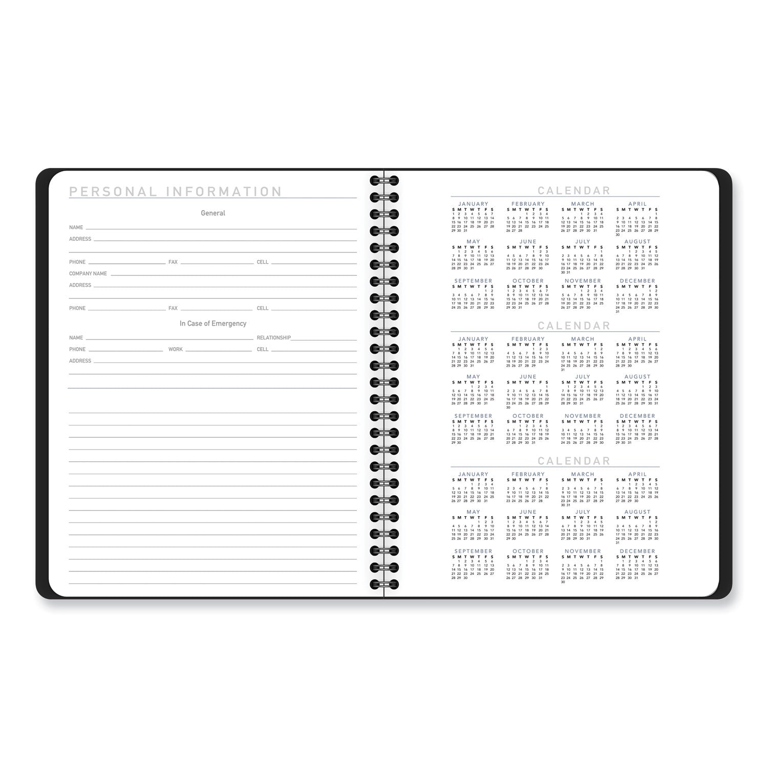 AT A GLANCE® Contempo Lite Academic Year Weekly/Monthly Planner 2024-2025, 8.75