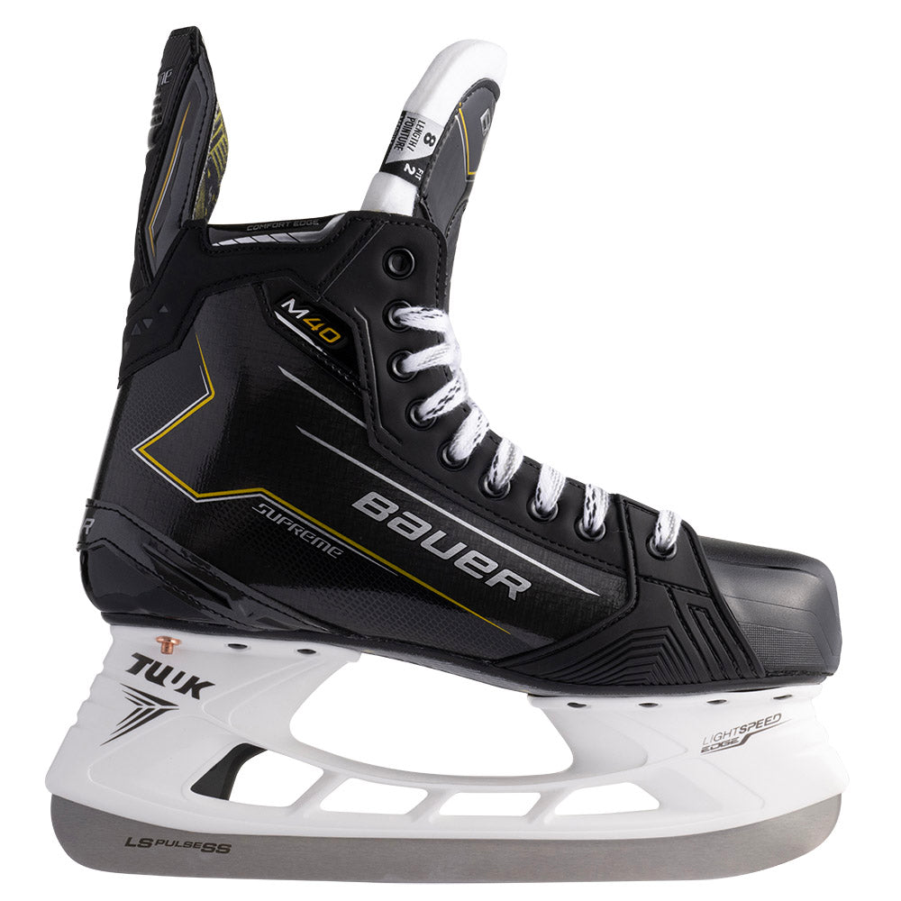 Bauer Supreme M40 Intermediate Ice Hockey Skates - Professional Performance for Youth & Adult Players - Perfect for Ice Rink, Hockey Practice & Competitive Games