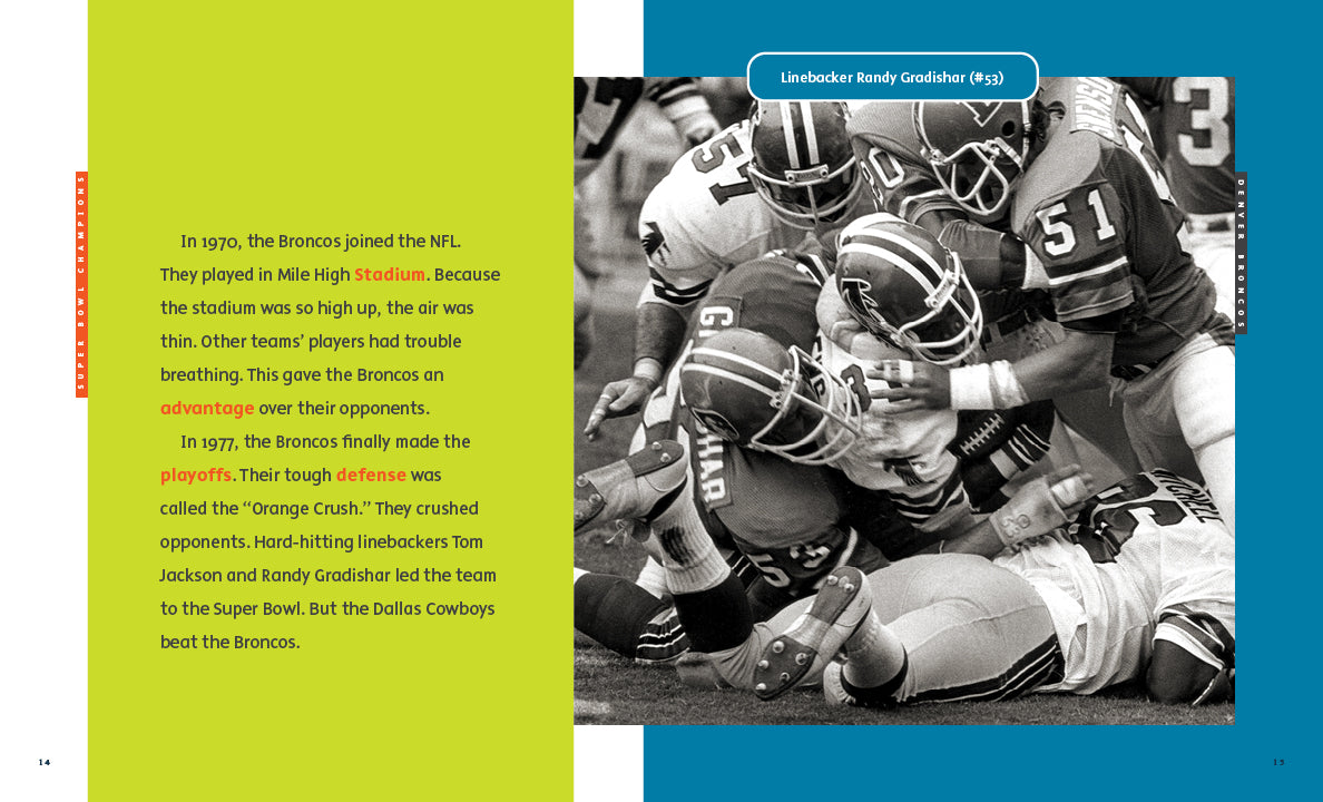 Denver Broncos NFL Football Book 9781640263901 - Perfect for Fans, Collectors & Sports Enthusiasts