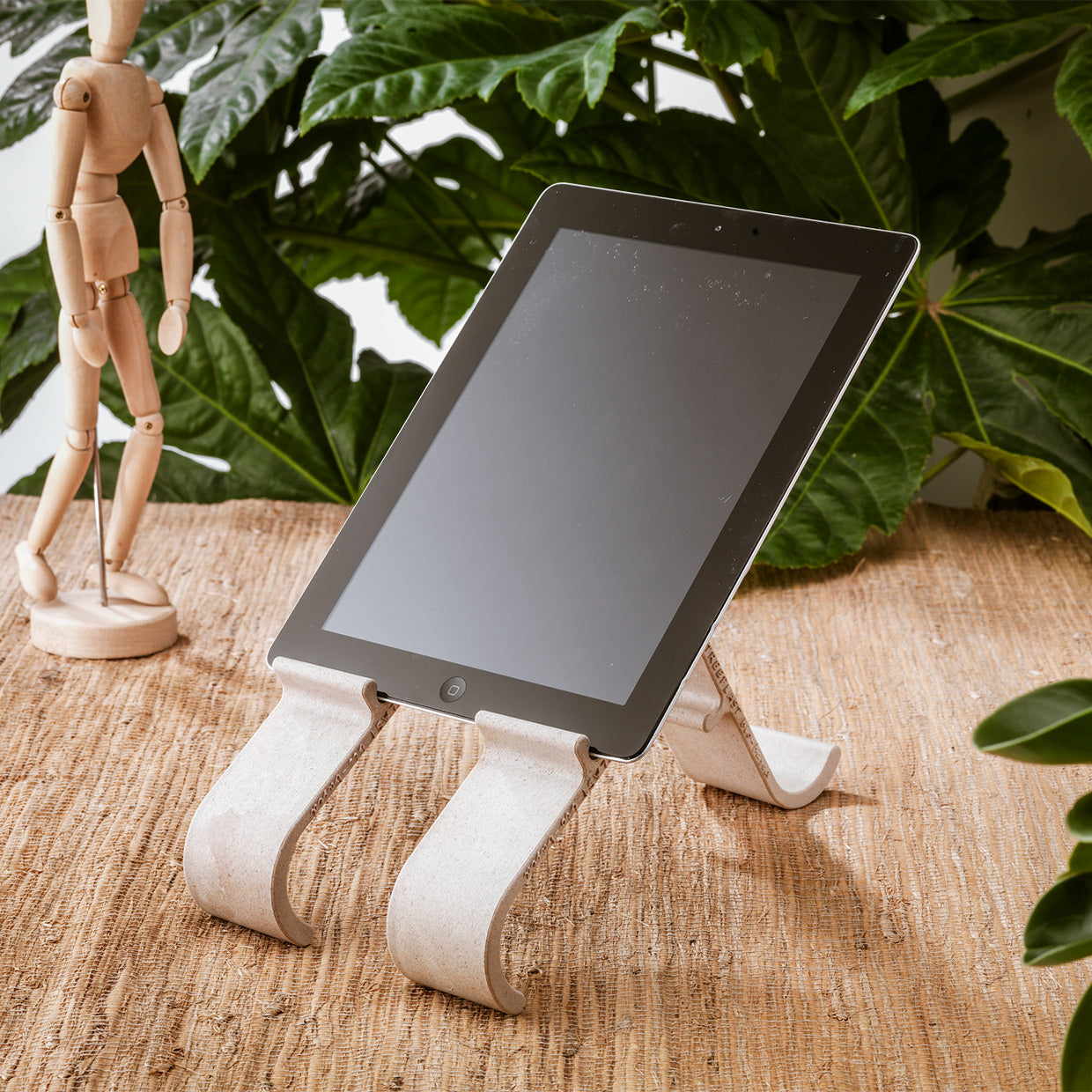 R Go Treepod Adjustable Laptop and Tablet Stand - Portable Ergonomic Holder for Desk, Bed, Couch - Perfect for Work, Study, and Entertainment