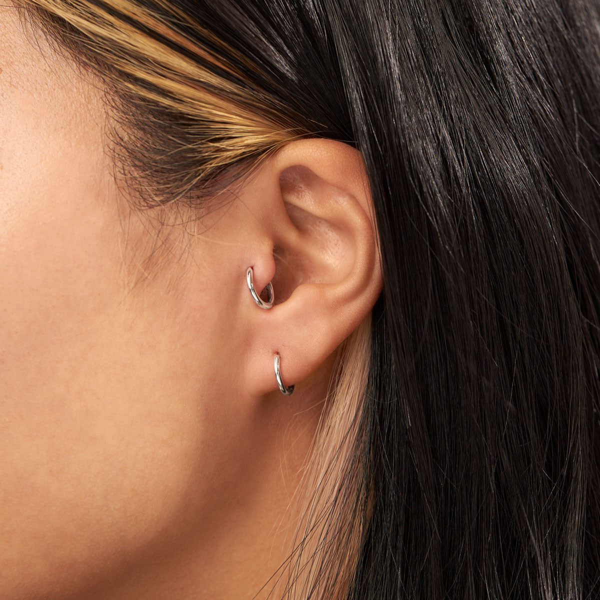 Small Round Huggie Earrings for Women - Minimalist Gold Hoop Earrings for Everyday Wear - Perfect for Casual, Office & Date Night Outfits