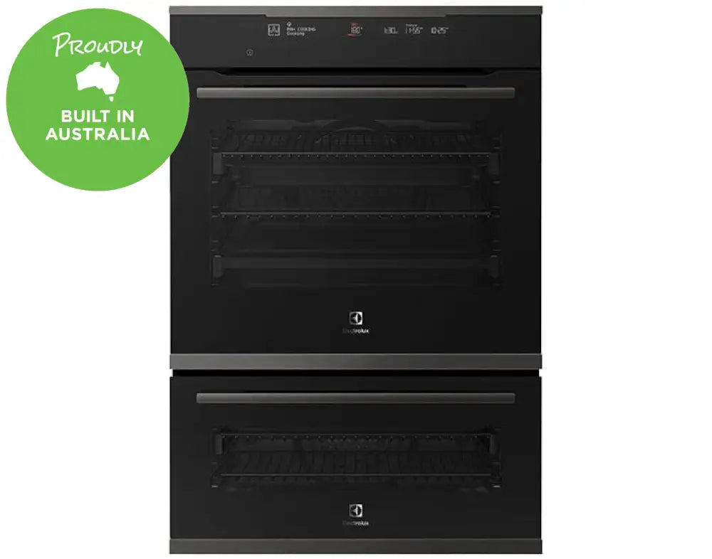 Electrolux EVEP626DSD 60cm Pyrolytic Duo Oven - Self-Cleaning Double Oven with 14 Cooking Functions | Perfect for Baking, Roasting & Family Cooking