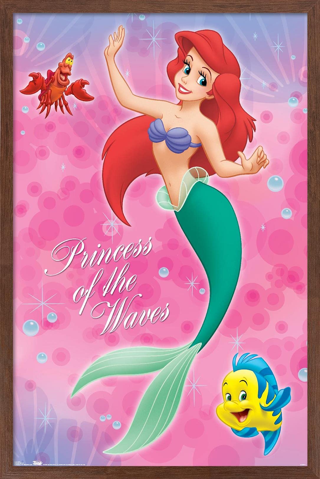 Disney The Little Mermaid Group Wall Poster - 22.375