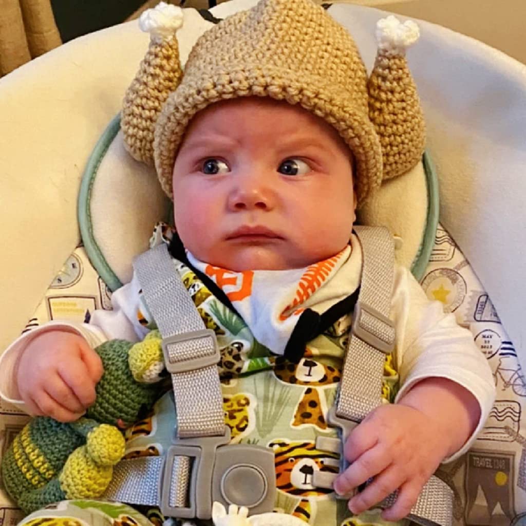 Warm & Fun HISYI Knit Turkey Hat for Babies, Toddlers & Kids - Cute Roasted Turkey Design for Thanksgiving, Turkey Trot & Holiday Festivities - Perfect for Family Photos & Seasonal Celebrations