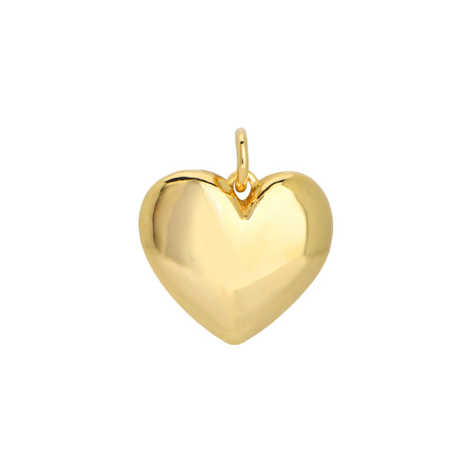 Goldbug Collection Baby Puffy Heart Charm - Sterling Silver Infant Bracelet for Newborns & Toddlers - Perfect for Christening, Baptism, First Birthday Gifts & Special Occasions