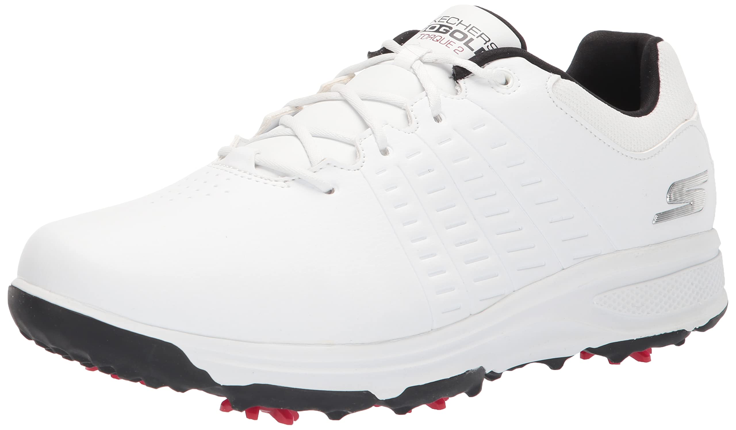 Skechers Go Golf Shoes for Men - Black/Red Size 43 EU - Perfect for Golf & Casual Wear